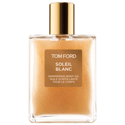 soleil blanc shimmering body oil.